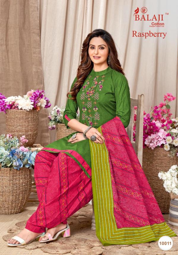 Balaji Raspberry Patiyala Vol-10 Cotton Designer Dress Material